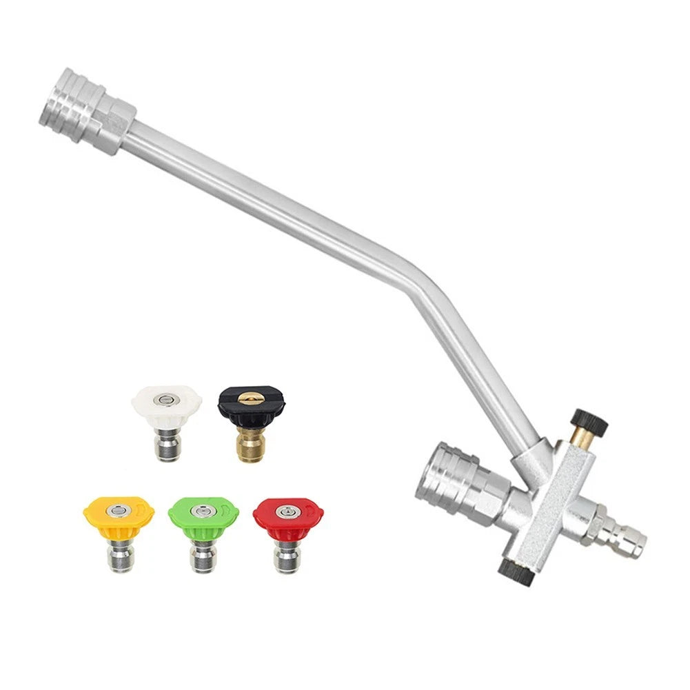 Dual Lance Foam Pole for Pressure Washer (Efficient Soaping & Rinsing)