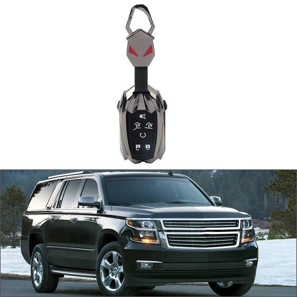 1x Black Remote Key Fob Shell Case for Chevy Suburban (2016–2020)