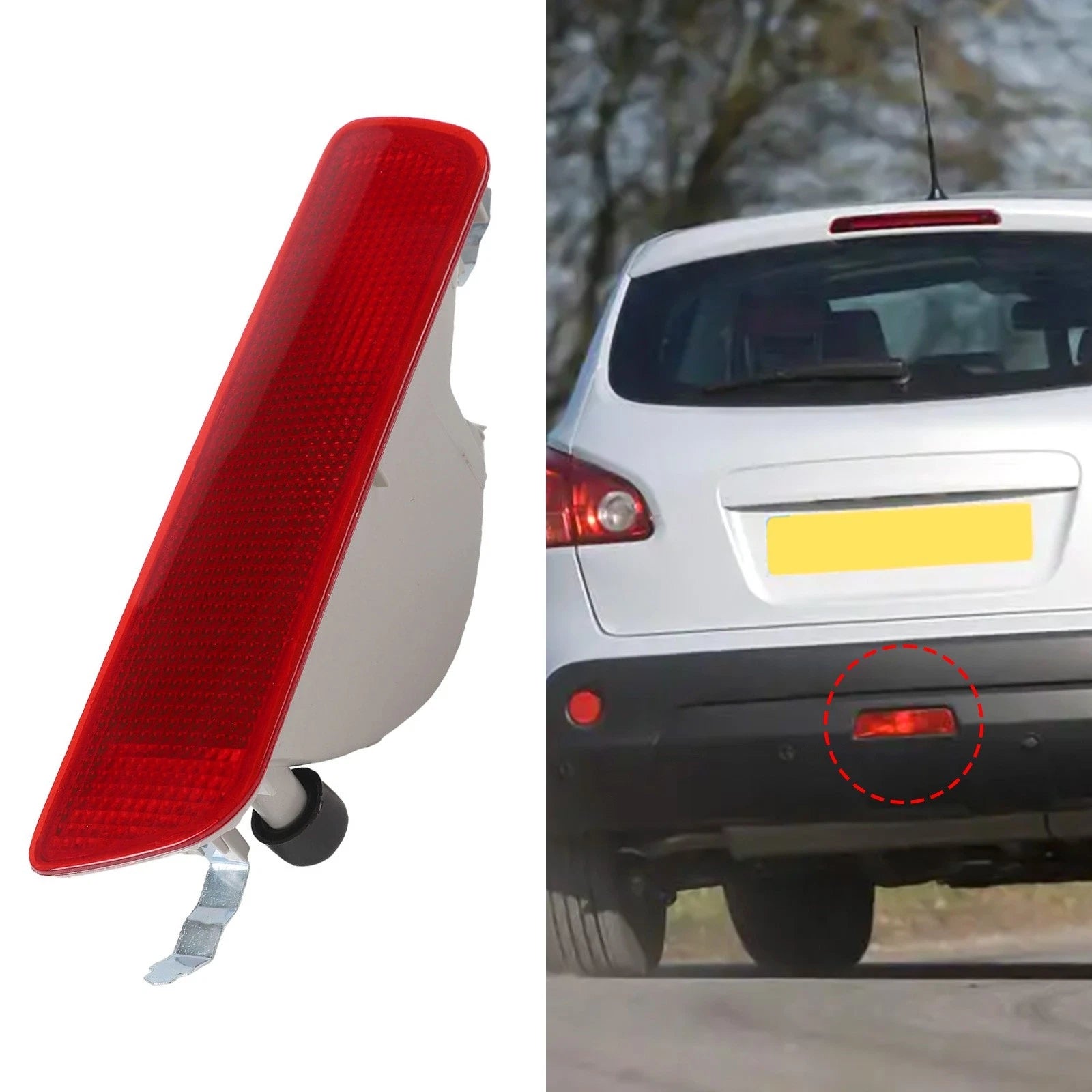 Fog Light Set for - Red Lens Replacement