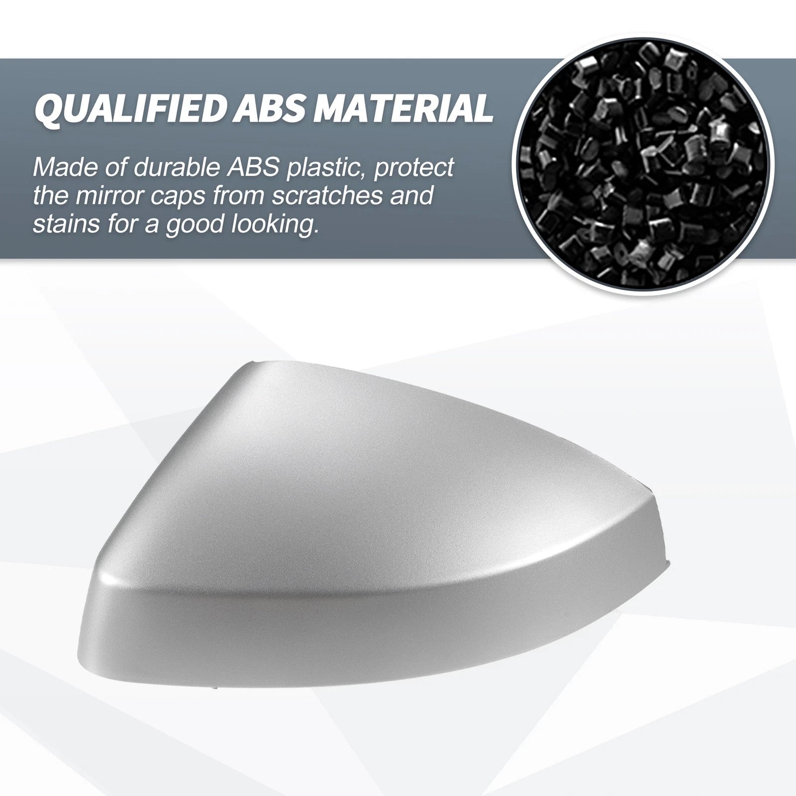 Rearview Mirror Cover Cap Chrome Plated for Audi A3 S3 (2013–2018)