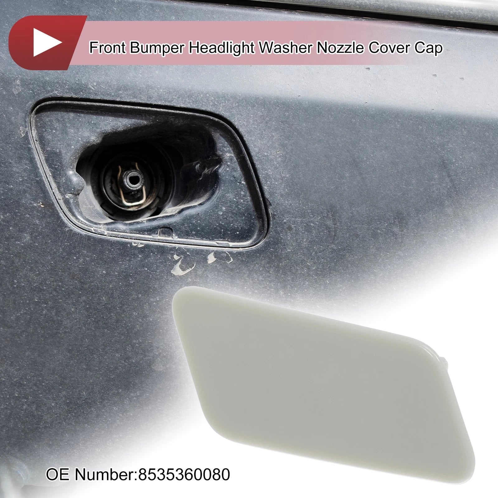 Front Right Washer Nozzle Cover Cap Replacement for Lexus LX570 (2016–2021)