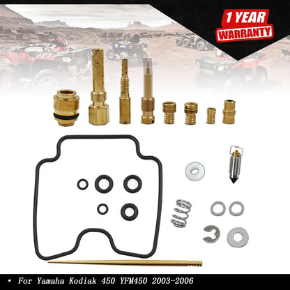 Carburetor Rebuild Kit for Yamaha Kodiak 450 YFM450 (2003–2006)