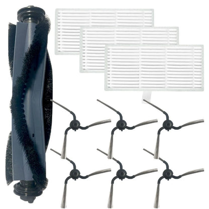Main Brush Set with Filters for eufy Robot Vacuum C10 (Self Empty Station)