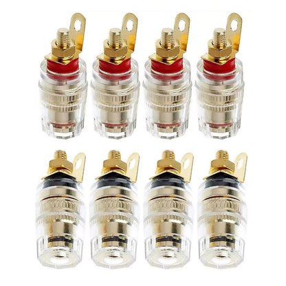 8X 4mm Amplifier Speaker Terminal Binding Post Banana Plug Socket