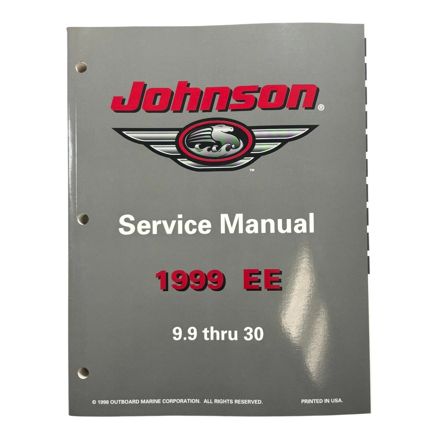 Service Manual for Johnson 9.9-30 EE (1999) - Part #787028