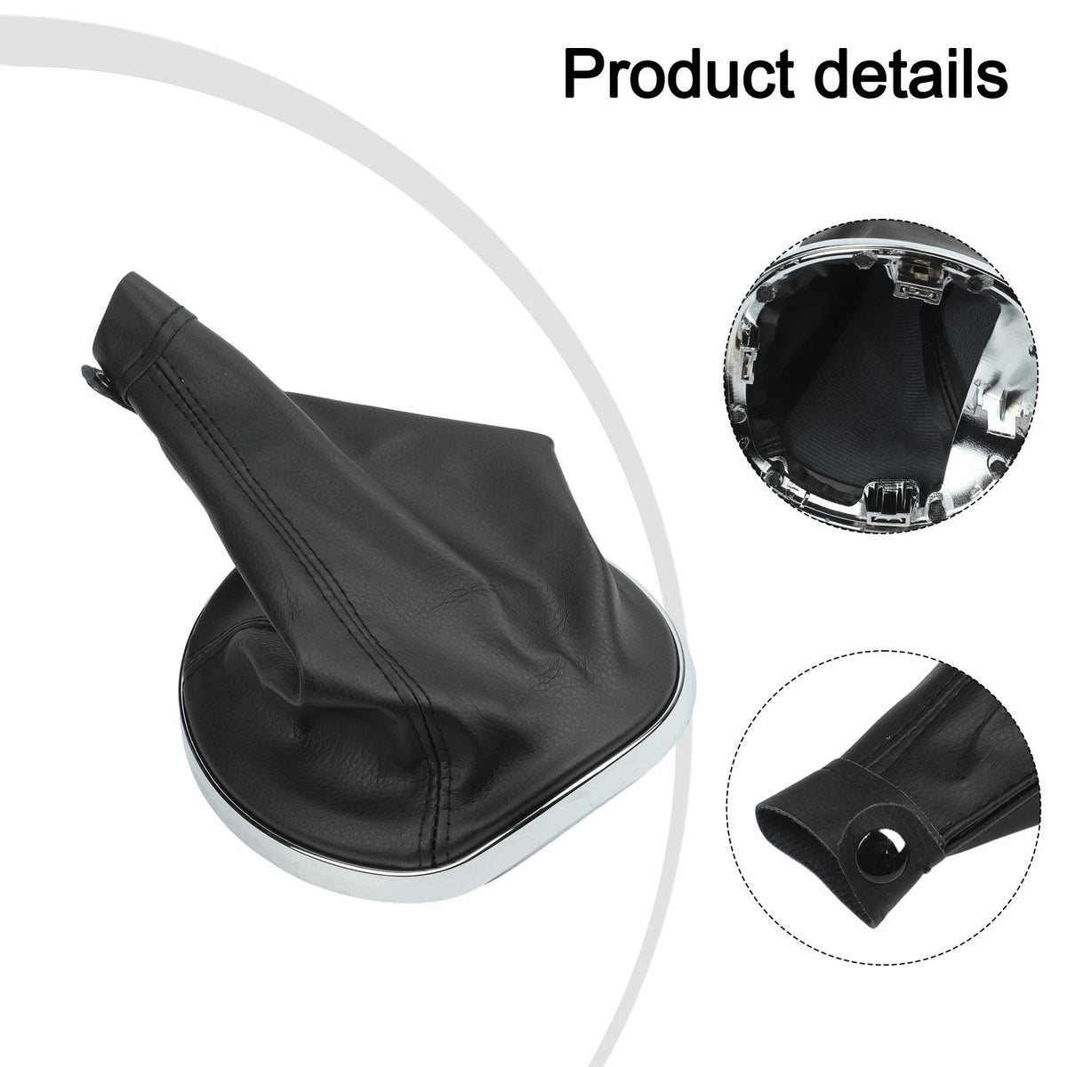 Black Leather Replacement Gear Knob for BMW E84 X1 (2003–2011)