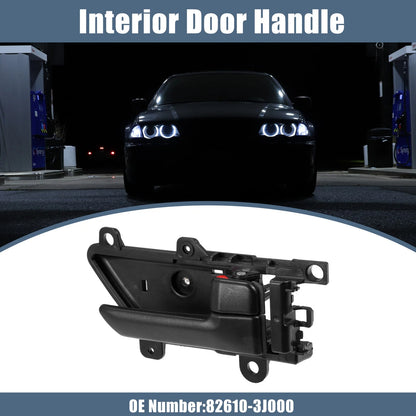 Front Right Passenger Interior Door Handle for Hyundai Veracruz Black (2007–2012)
