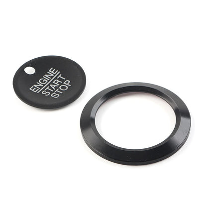 Engine Start Stop Switch Button Cover Trim for Ford F150 Raptor (2015–2020) Black