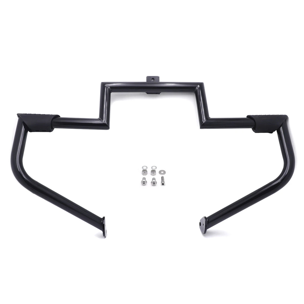Black Engine Guard Highway Crash Bar Protector for H-D Touring (1997–2008)
