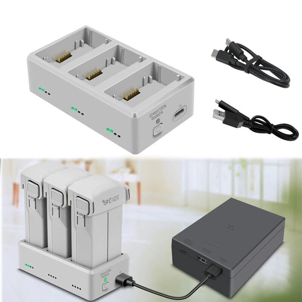 3 Way Battery Charger for DJI Mini 3 Pro (2023)