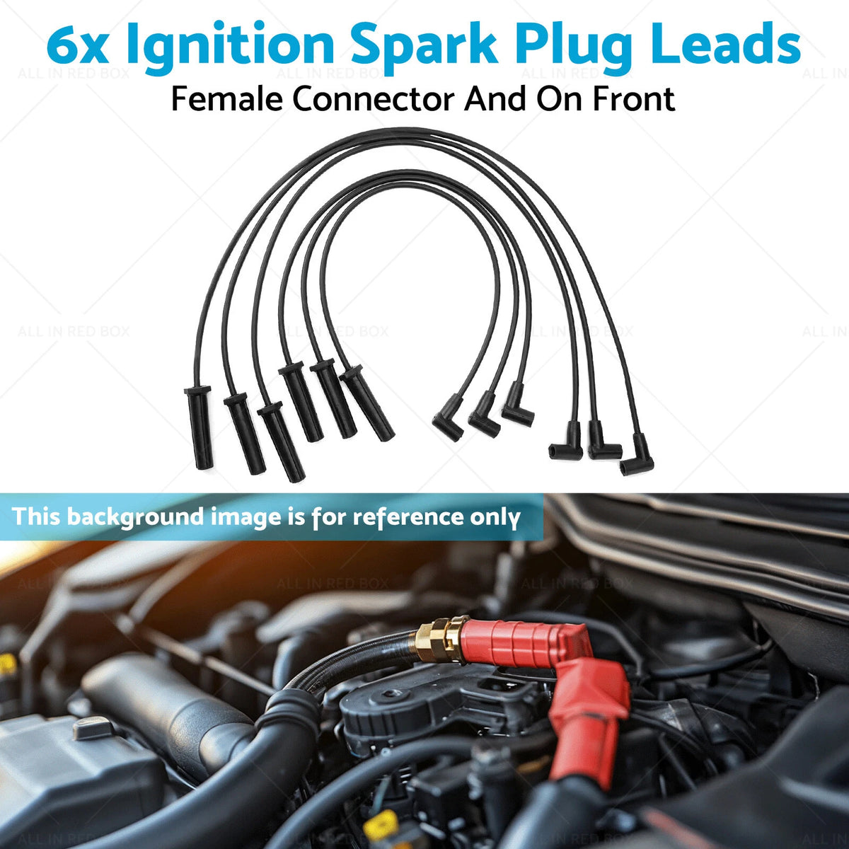 6x Ignition Spark Plug Leads for Holden Commodore Statesman Caprice