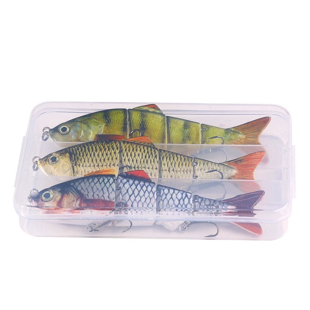 Plastic Multi-Section Swimbait 12cm 16.8g for Shore and Boat Use
