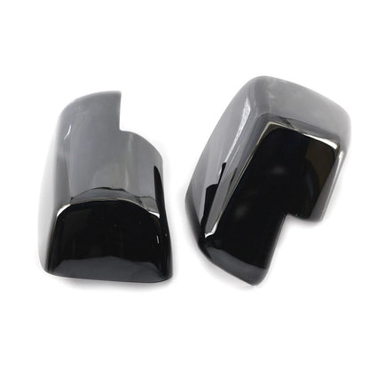 Gloss Black Rearview Mirror Cover Caps for Land Rover Discovery 3, Freelander 2