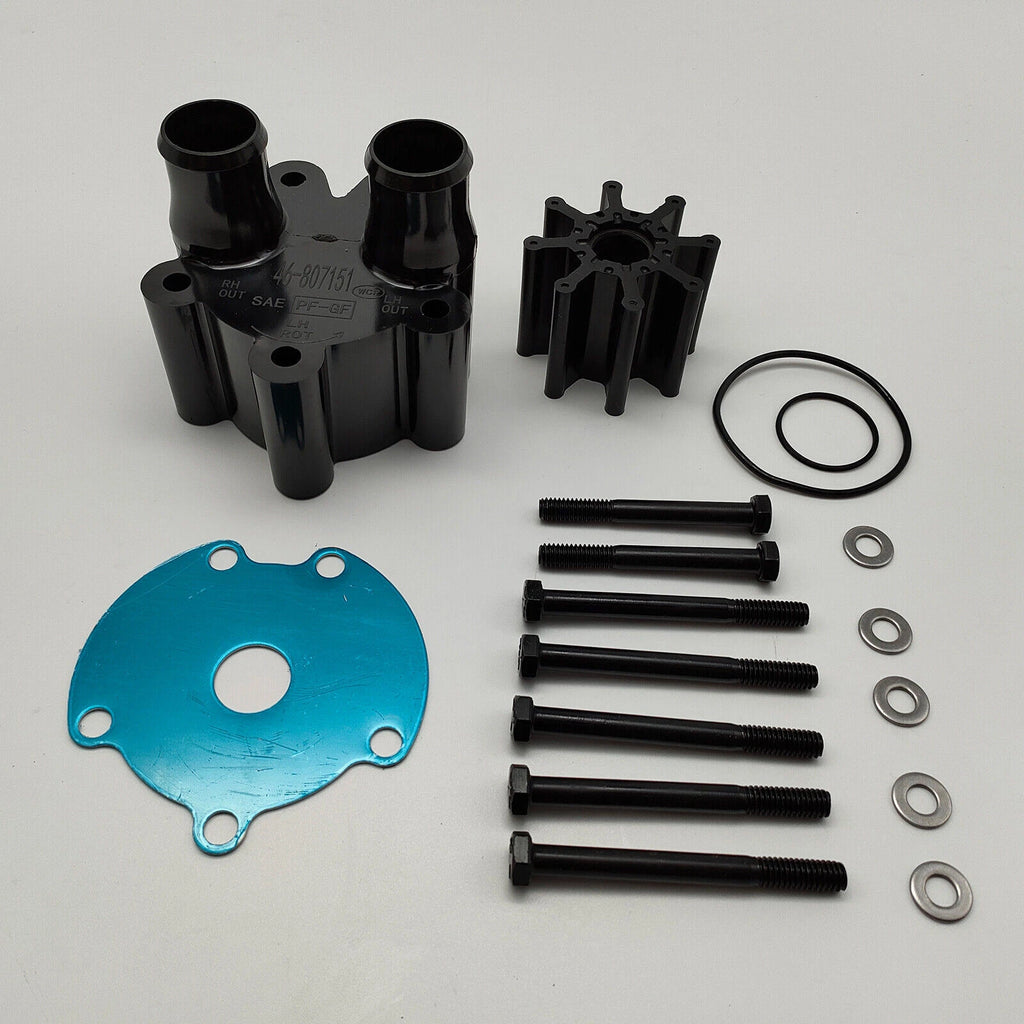 Raw Water Pump Impeller Kit for Mercury Mercruiser Bravo (46-807151A14, 18-3150)