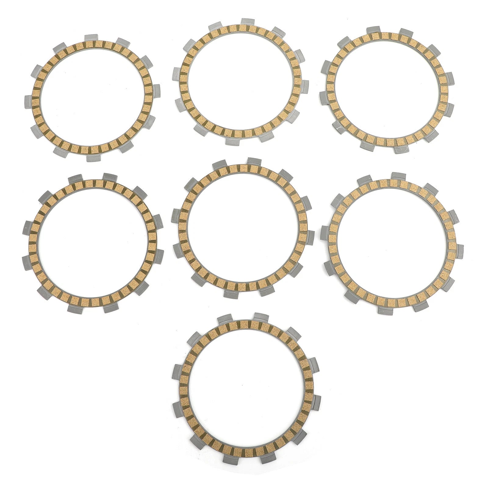 Clutch Friction Plate Kit for Yamaha TDR250 TDR240 TZR250 WR250R YZ125 (1990–2023)