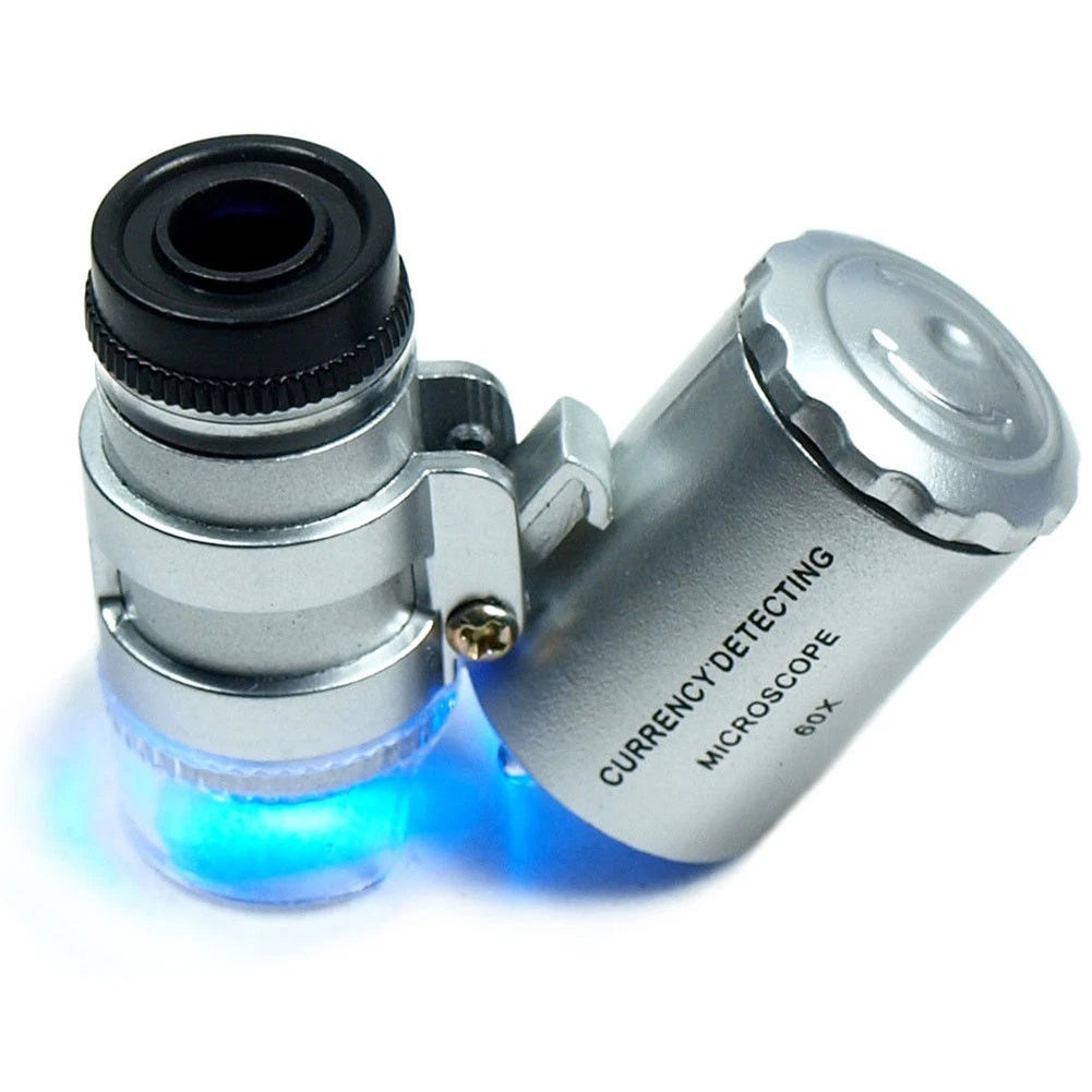 60X LED Magnifying Loupe for Jewelry Coin Eye Loop