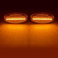 Clear LED Side Marker Turn Sequential Blinker Amber Light For Mazda 2 3 5 MPV