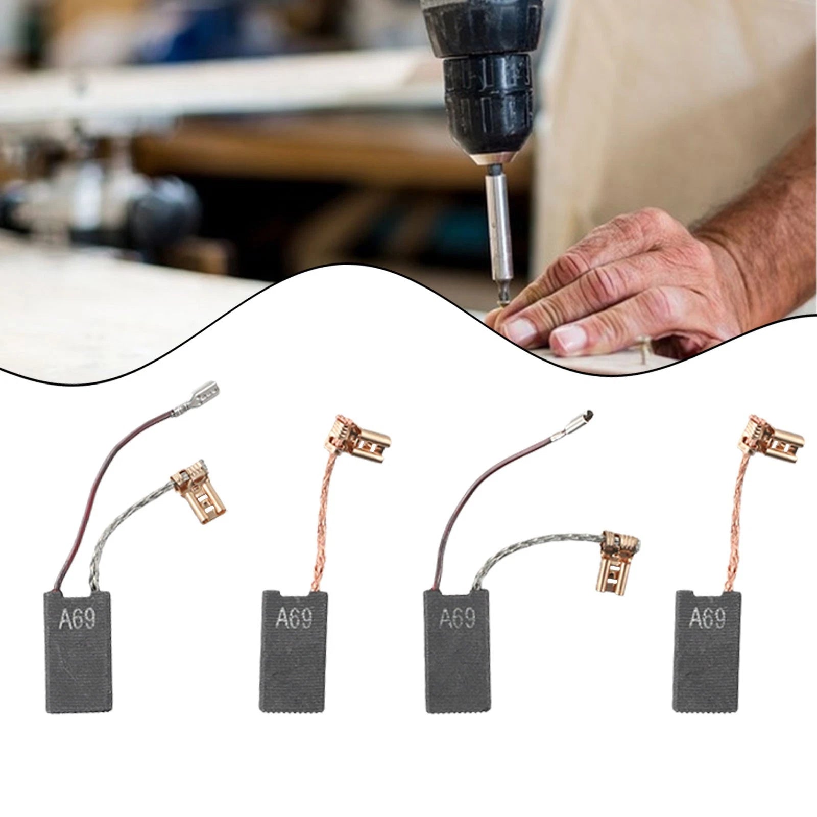 Carbon Brushes for Rotary Hammer