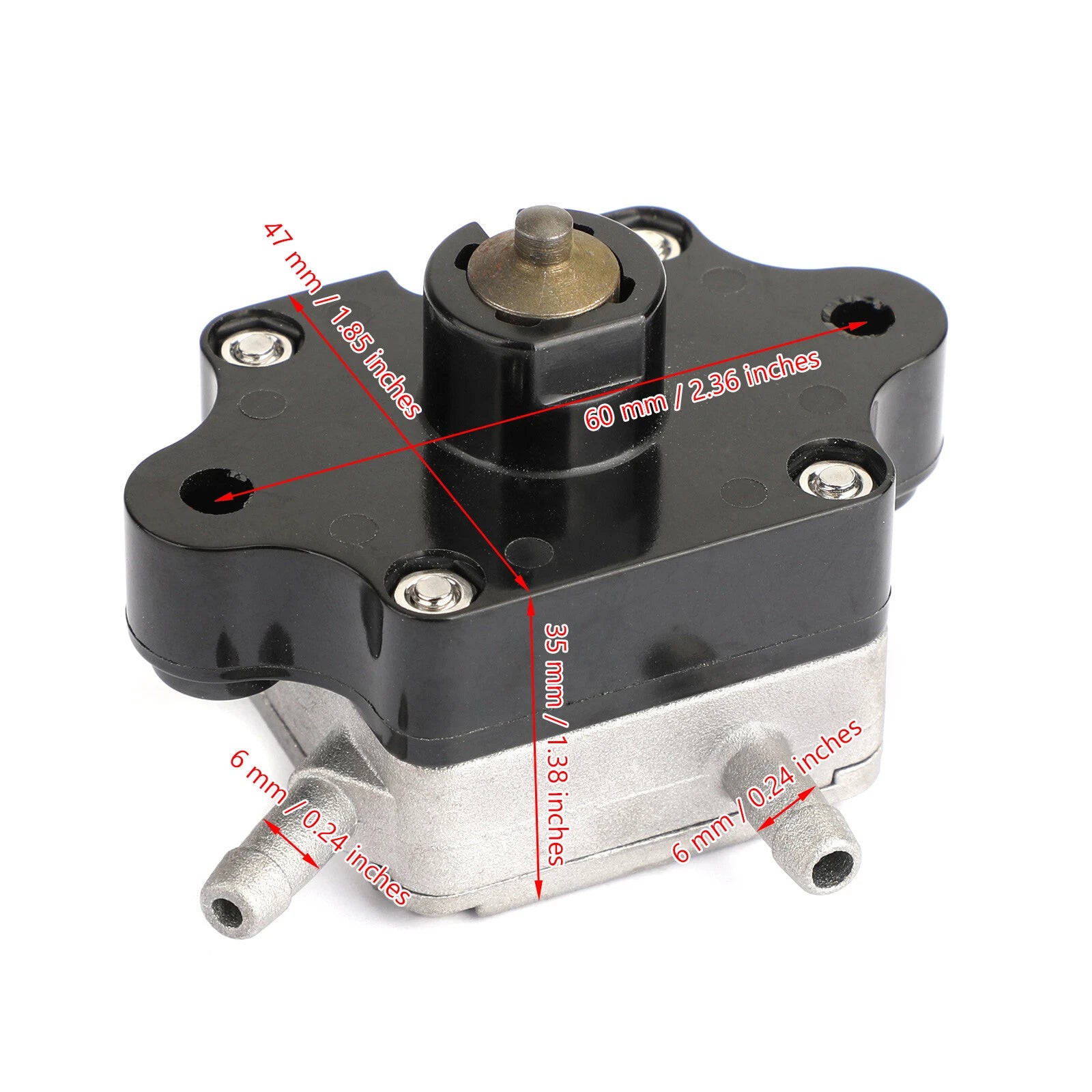Fuel Pump 66M-24410-10-00 for Yamaha 4-Stroke 9.9HP 15HP (1999-2000)