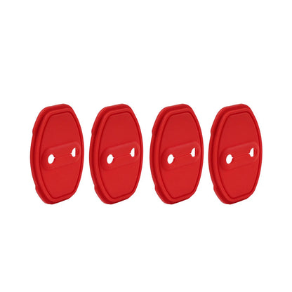 Door Lock Protective Cover For Audi A3 A4 TT S3 S4 For VW Golf Passat Tiguan Red