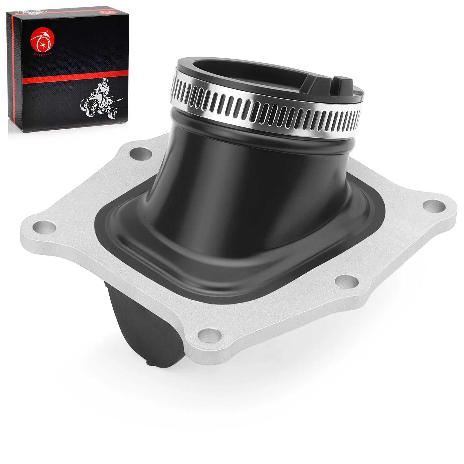Carburetor Intake Manifold Boot w/Clamp for Honda CR500R (1989–2001) 16221-ML3-681