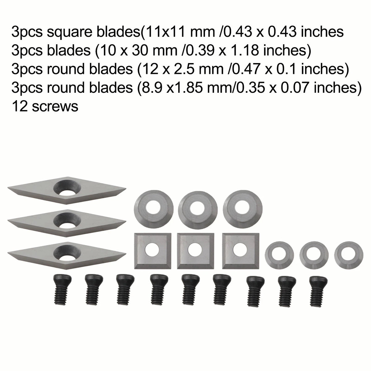 Lathe Turning Tools Carbide Inserts for Experienced Carpenters