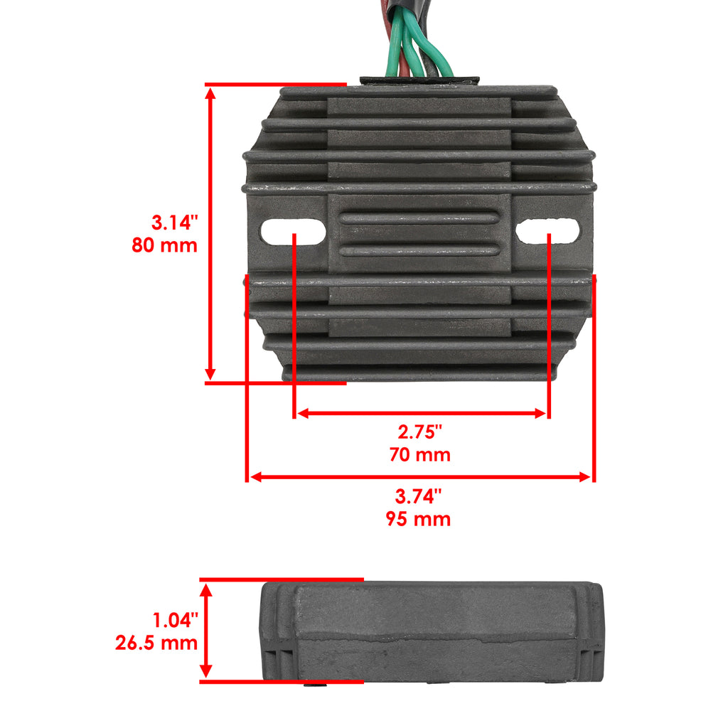 Regulator Rectifier for Mercury Marine 75HP 4-Stroke Engine (2000–2005)