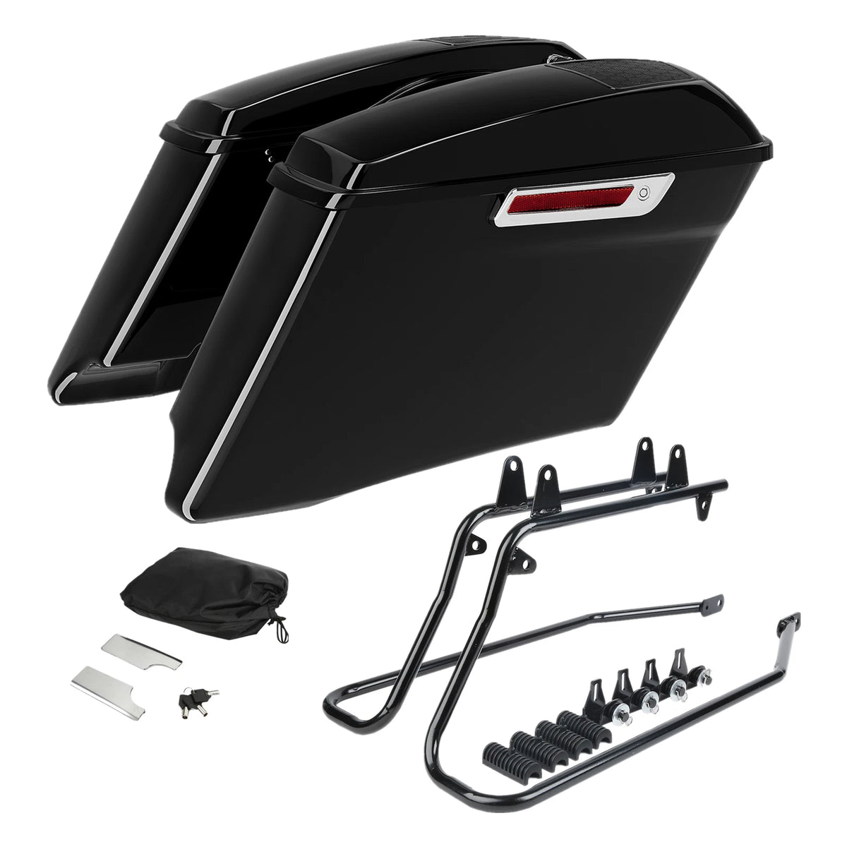 Saddlebag Speaker Lids & Conversion Brackets for Harley Softail (1984–2017)