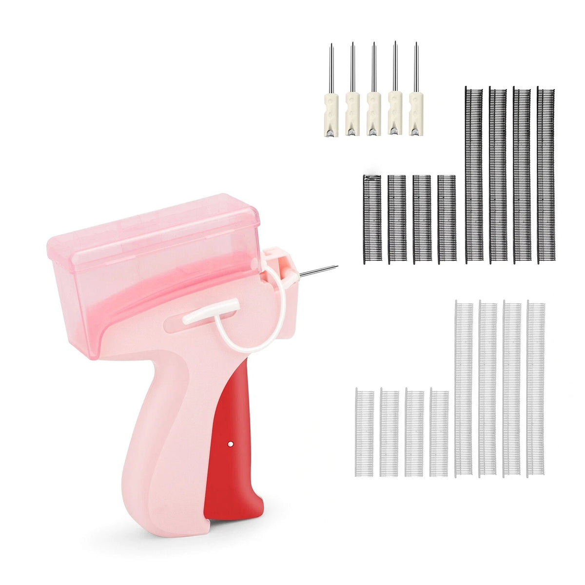 Mini Tagging Gun for Quick Fix (Includes Glue Needles)