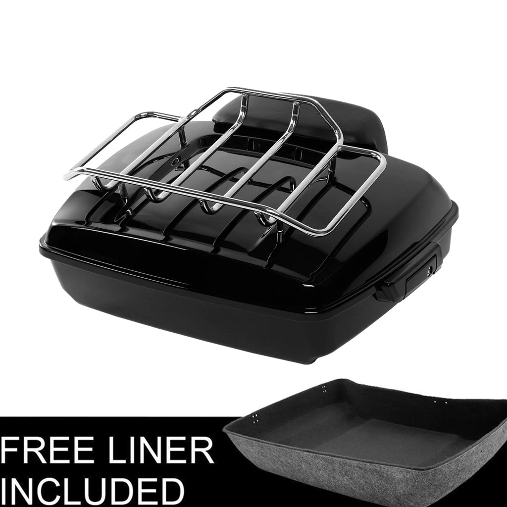 Chopped Trunk Backrest Pad for Harley Touring (2014–2025)
