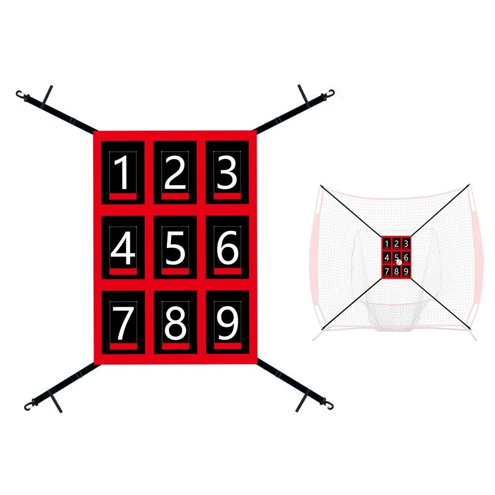 Baseball Training Target Adjustable Tool for Flexible Installation