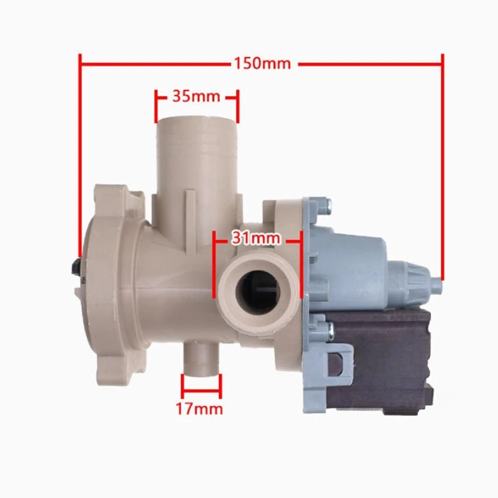 Drain Pump for Haier Front Load Washer (Single Phase, ABS Construction)