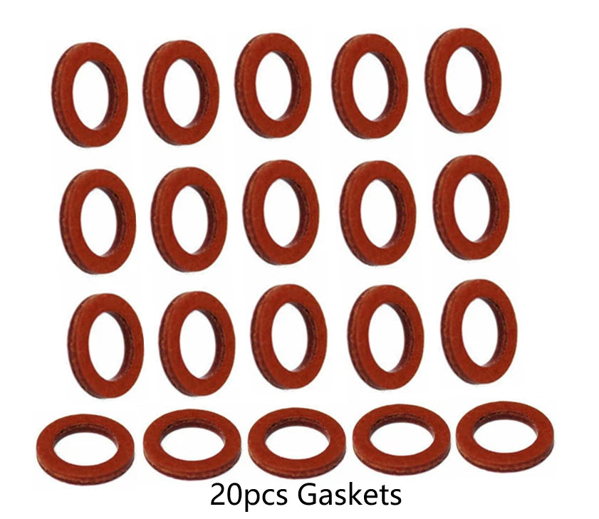 20Pcs Lower Unit Gasket Drain for Tohatsu Nissan Outboard (332-60006, 332-60006-1)