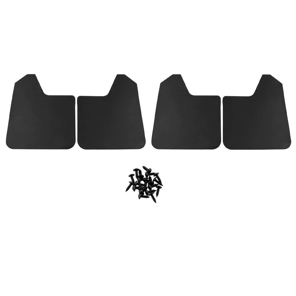 Pre Drilled Black Mud Flaps for Trucks and For SUVs Quick Installation