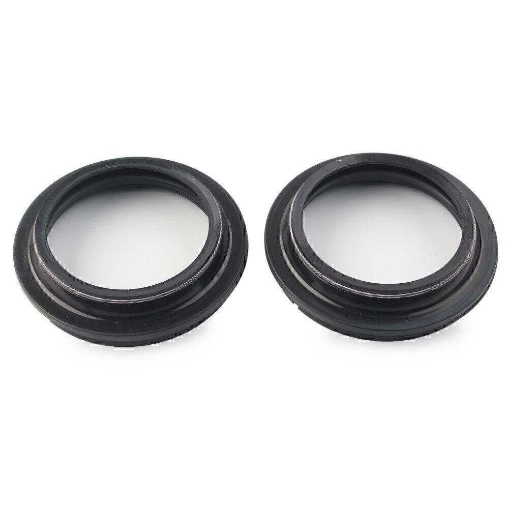 2X Front Fork Damper Shock Absorber Dust Seals for Motorcycle (43X54MM)