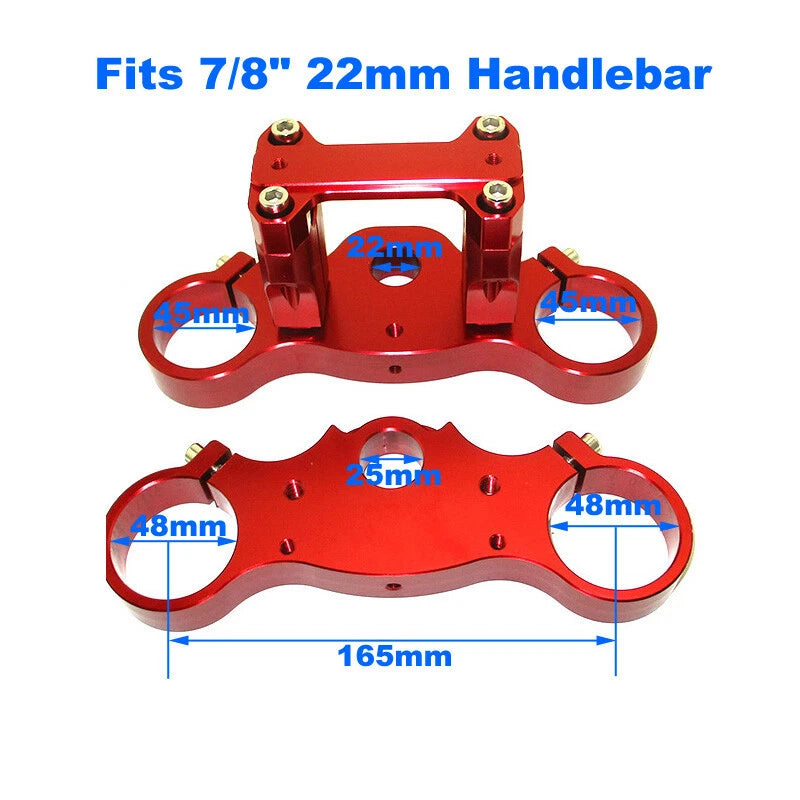 Triple Clamp Set for Pit Dirt Bike (45/48-22mm)