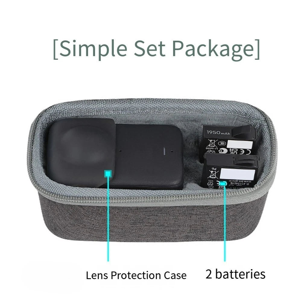 Protective Storage Bag for DJI OSMO360 Camera (Compact, Lightweight, Gray)