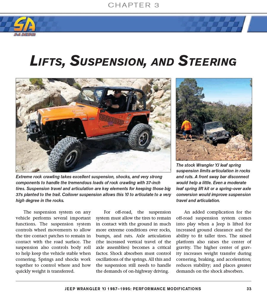Performance Modifications for Jeep Wrangler YJ (1987–1995)