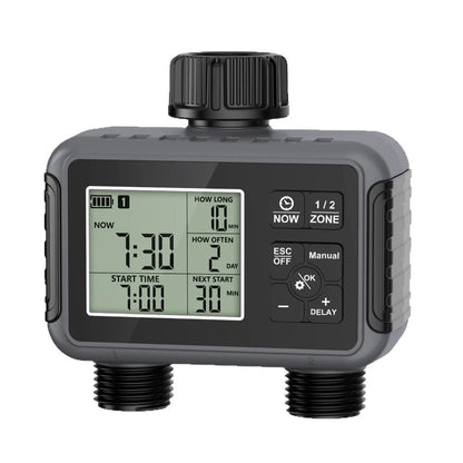 Programmable Irrigation Timer for Garden Use (IPX5 Waterproof)