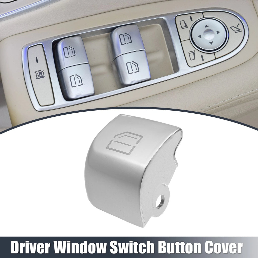 Window Lift Switch Button Cover Trim Front Left for Mercedes Benz S320 (1998–2005)