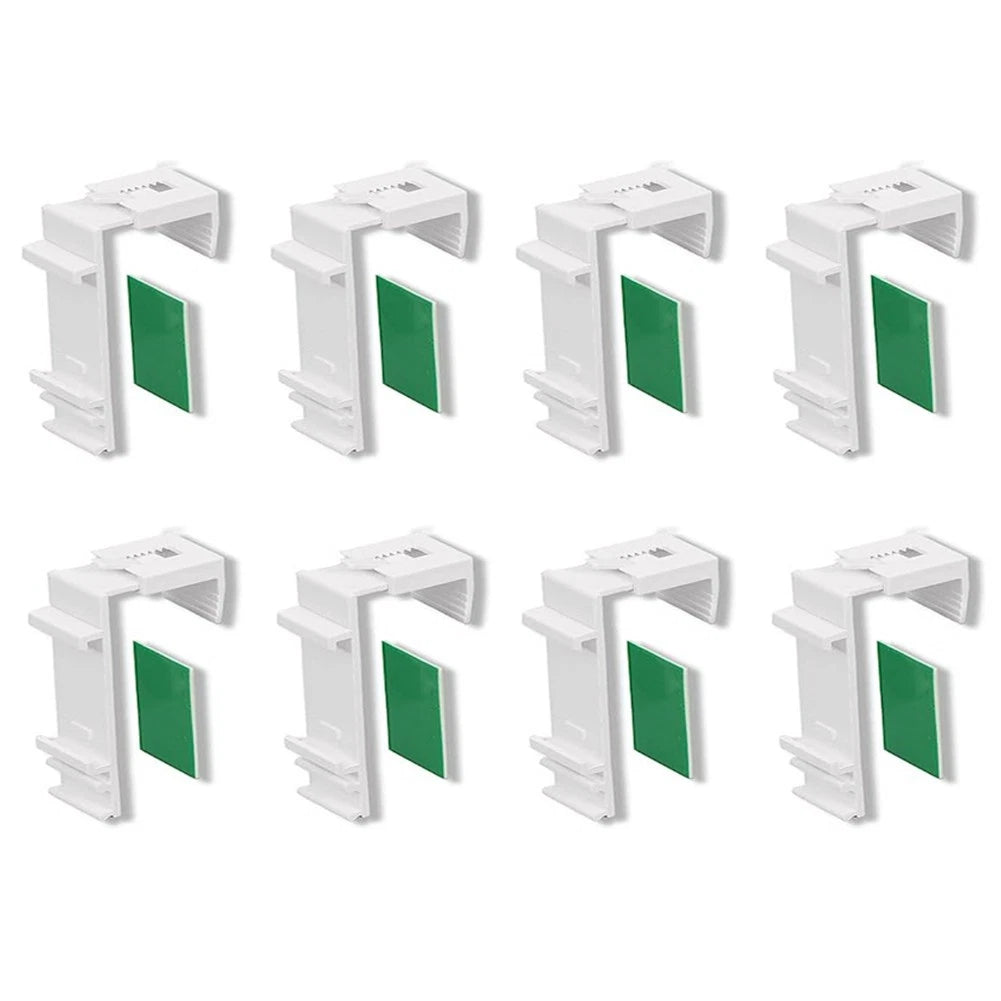 8 Pack Nail Brackets for Pleated Blinds Window Covering Support