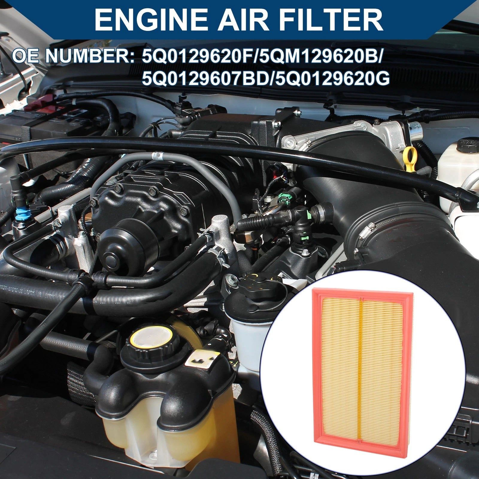 Engine Air Filter Replacement for Audi A1 1.5L (2019–2024)