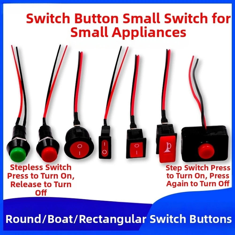 7 Piece Car For Horn Button Switch Push Contact Ring with ABS Material for Cars