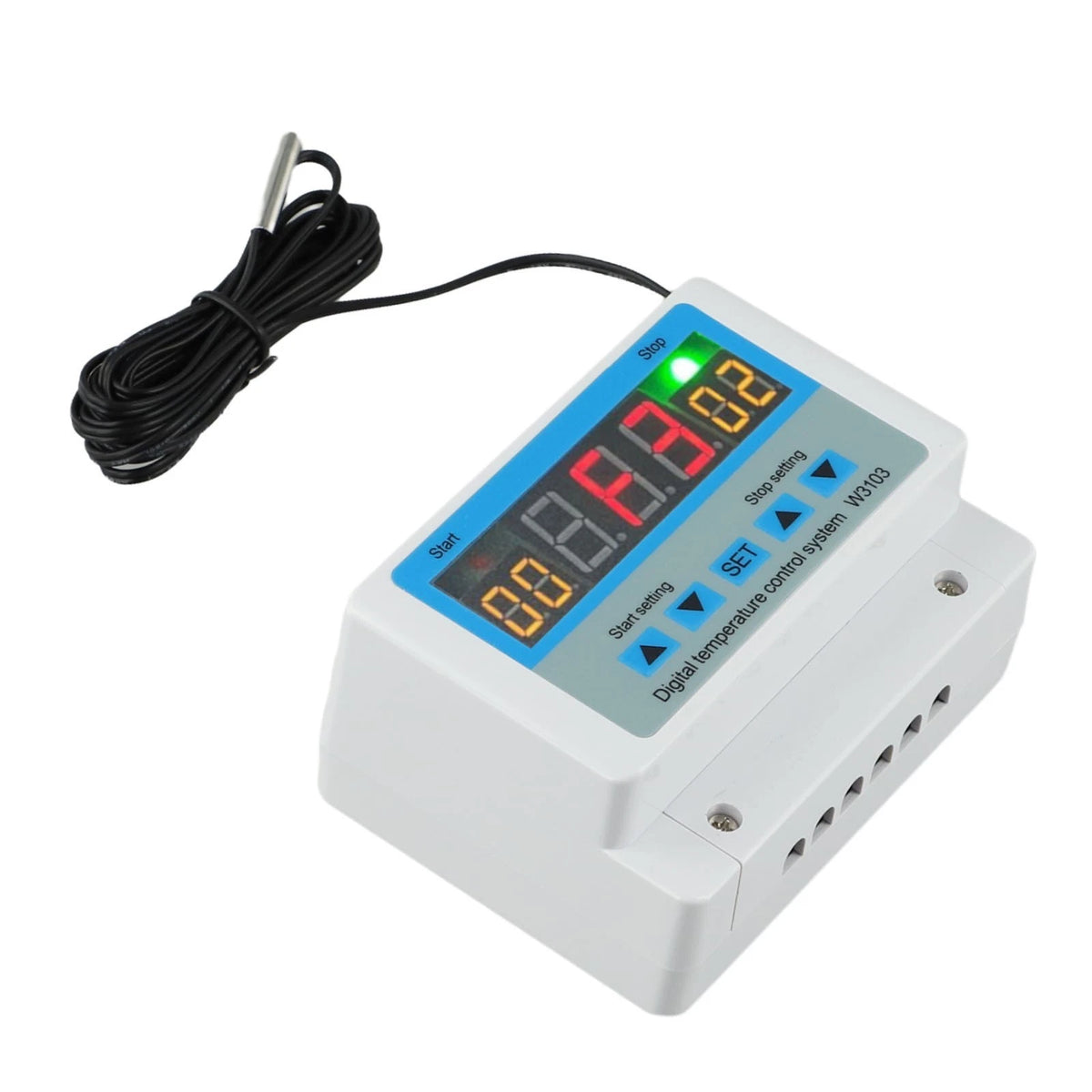 AC Voltage Digital Thermostat for Precise Temperature Control (110C)