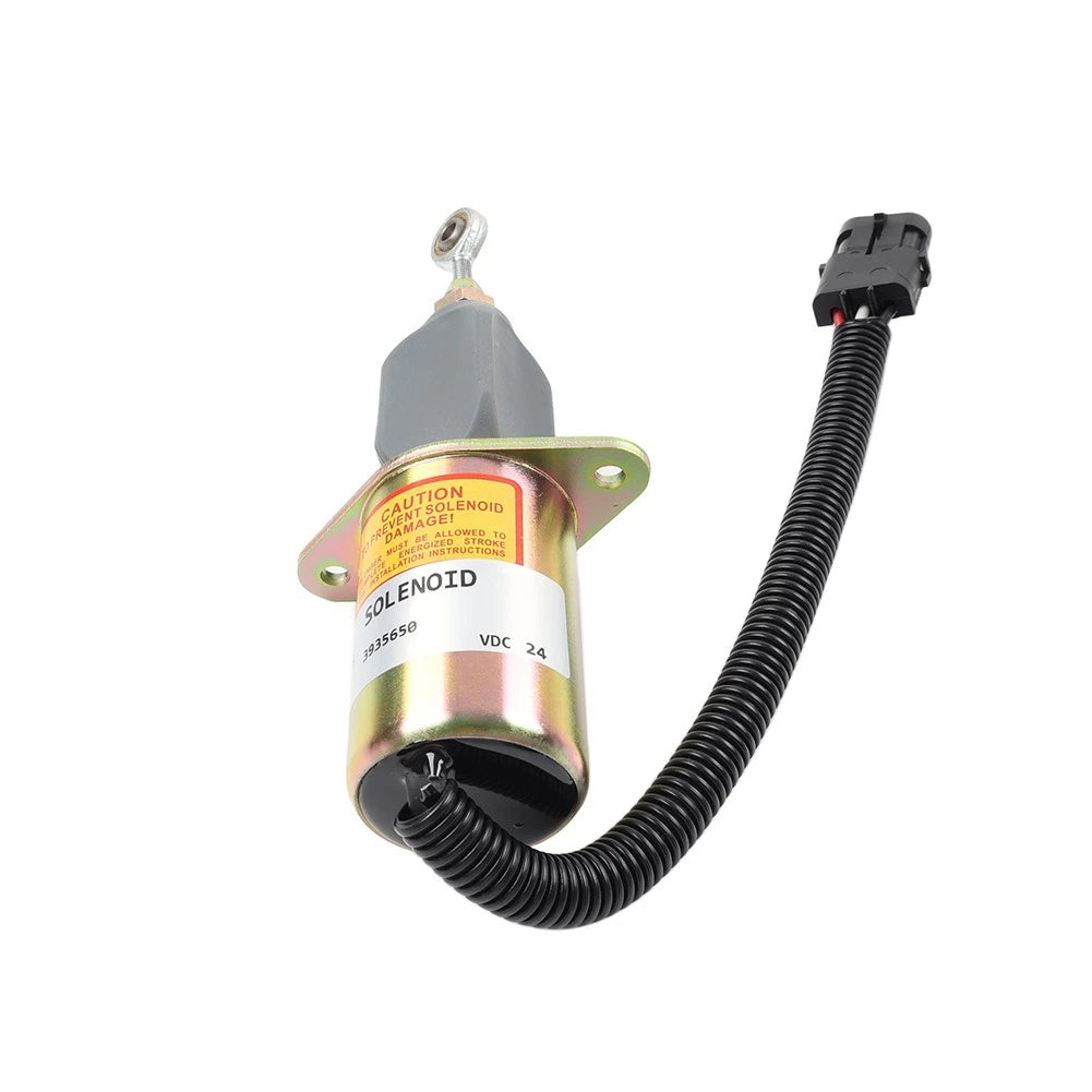 1PC 24V Fuel Stop Shutdown Solenoid Valve for 6CT/DH300-7