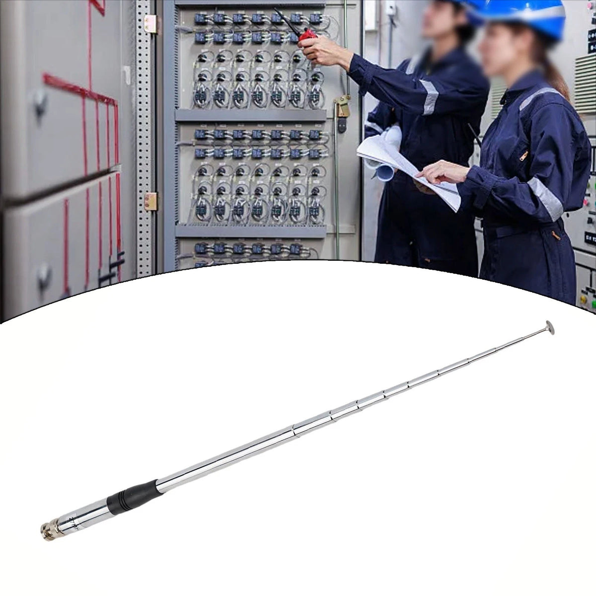 Adjustable 27MHz BNC Telescopic Antenna for Radio Signal Optimization