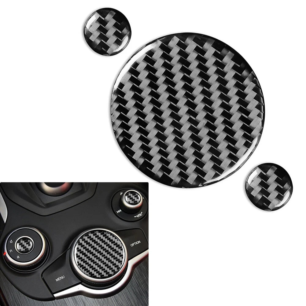 Center Console Switch Button Cover Trim for Alfa Romeo Giulia (2017–2019)