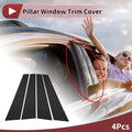Door Pillar Window Trim Panel Replacement for BMW 7-Series (2023–2024) Black