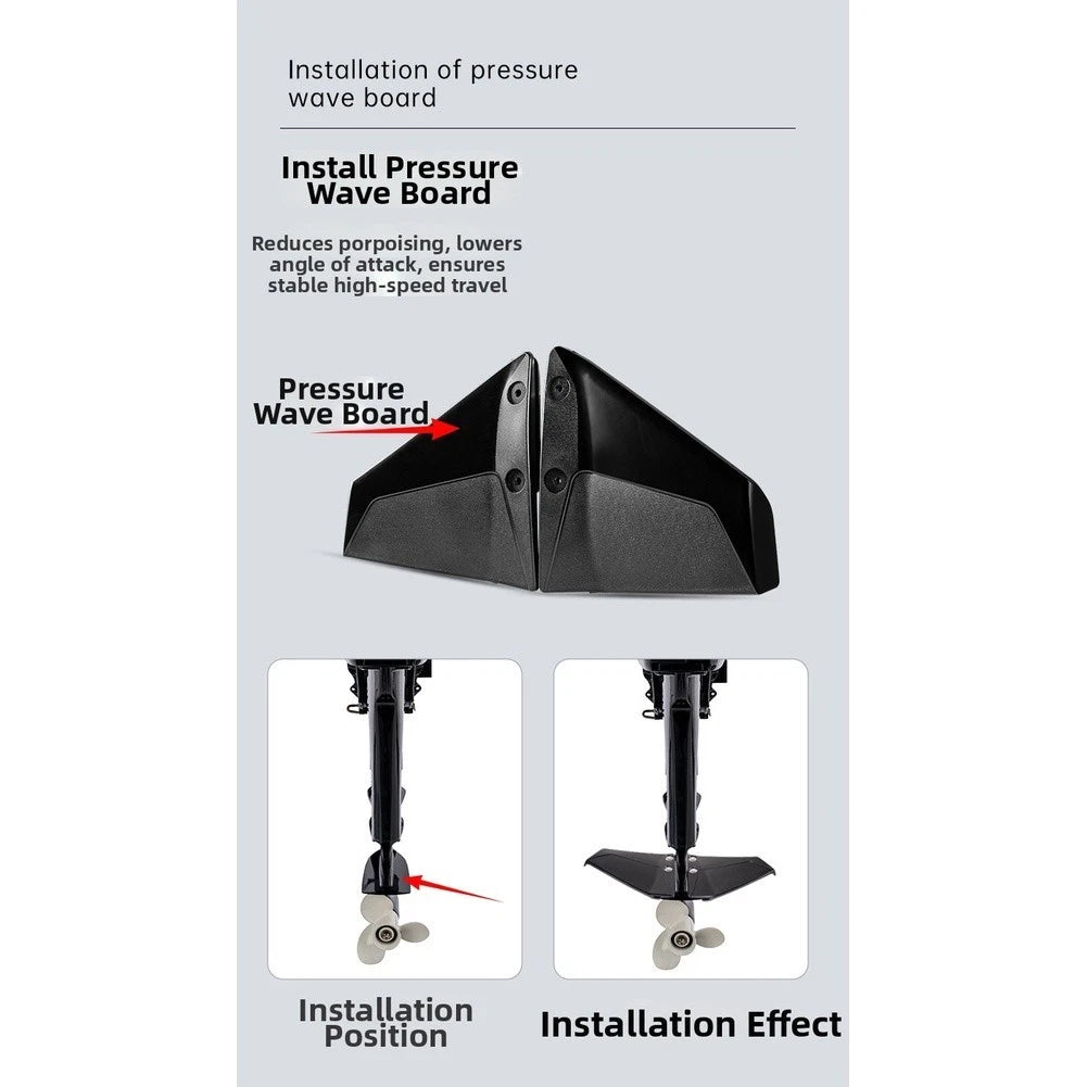 Outboard Hydrofoil for High-speed Boating (PP Construction)