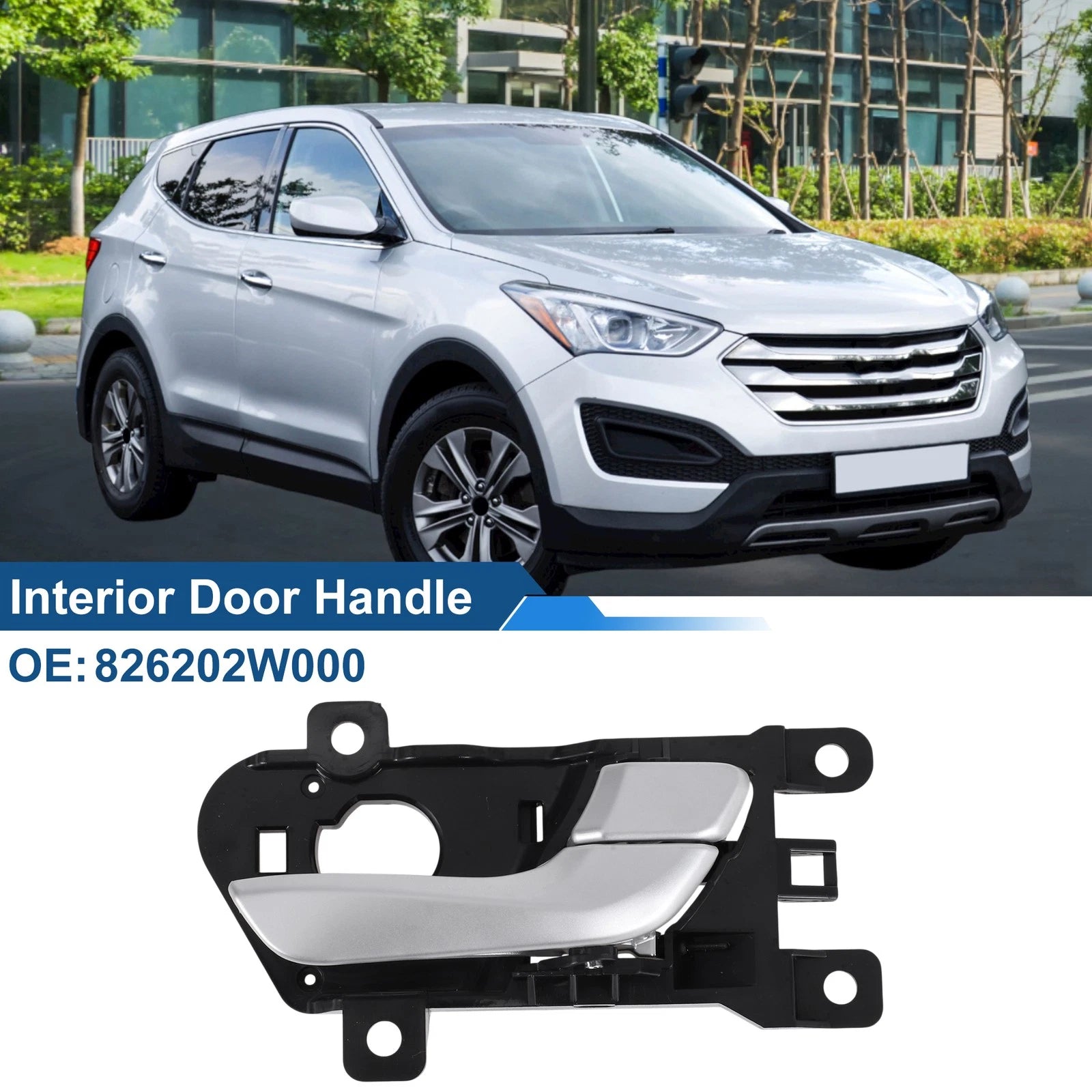 Front Driver Side Interior Door Handle for Hyundai Santa Fe (2019–2023)